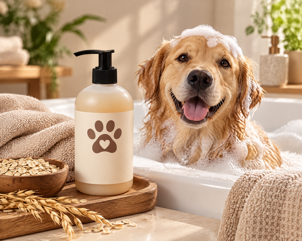 Gentle Oatmeal Dog Shampoo