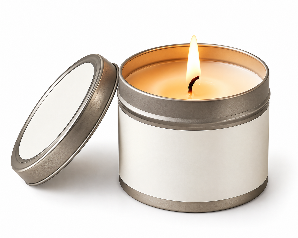 Coffee Bean & Vanilla Scented Candle