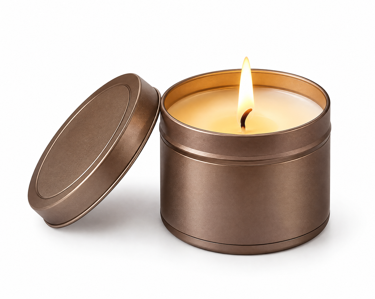 Coffee Bean & Vanilla Scented Candle